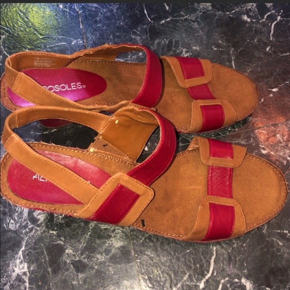 AEROSOLES Shoes - Women’s Leather and Suede Aerosoles Sandals